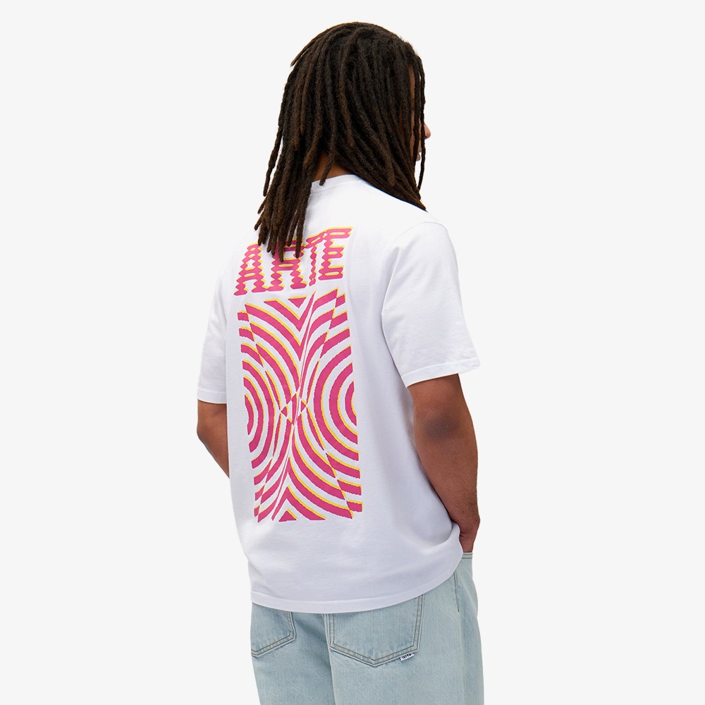 Mural Back Print T-shirt 'White'