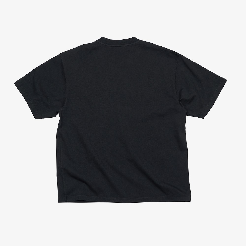 Embroidered T-shirt 'Black'