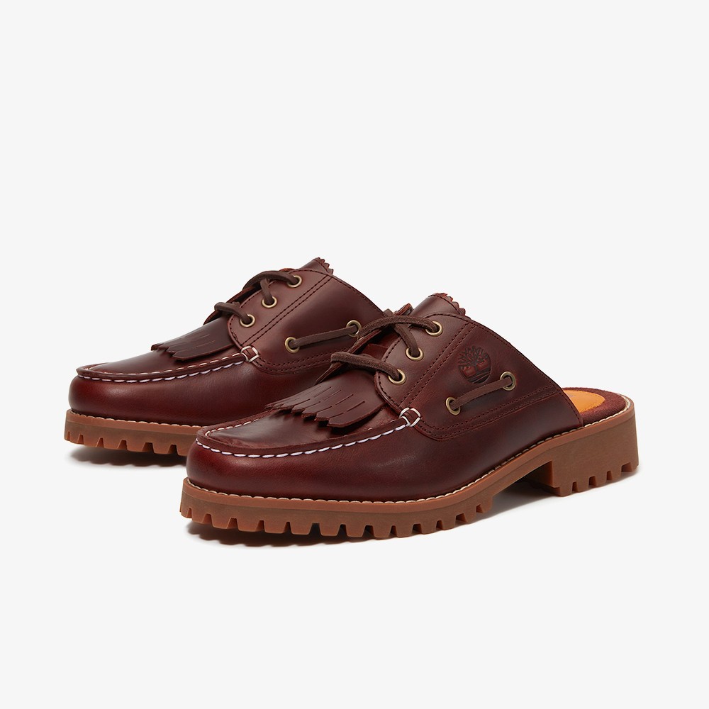 W' Noreen Mule Shoe 'Burgundy Full Grain'