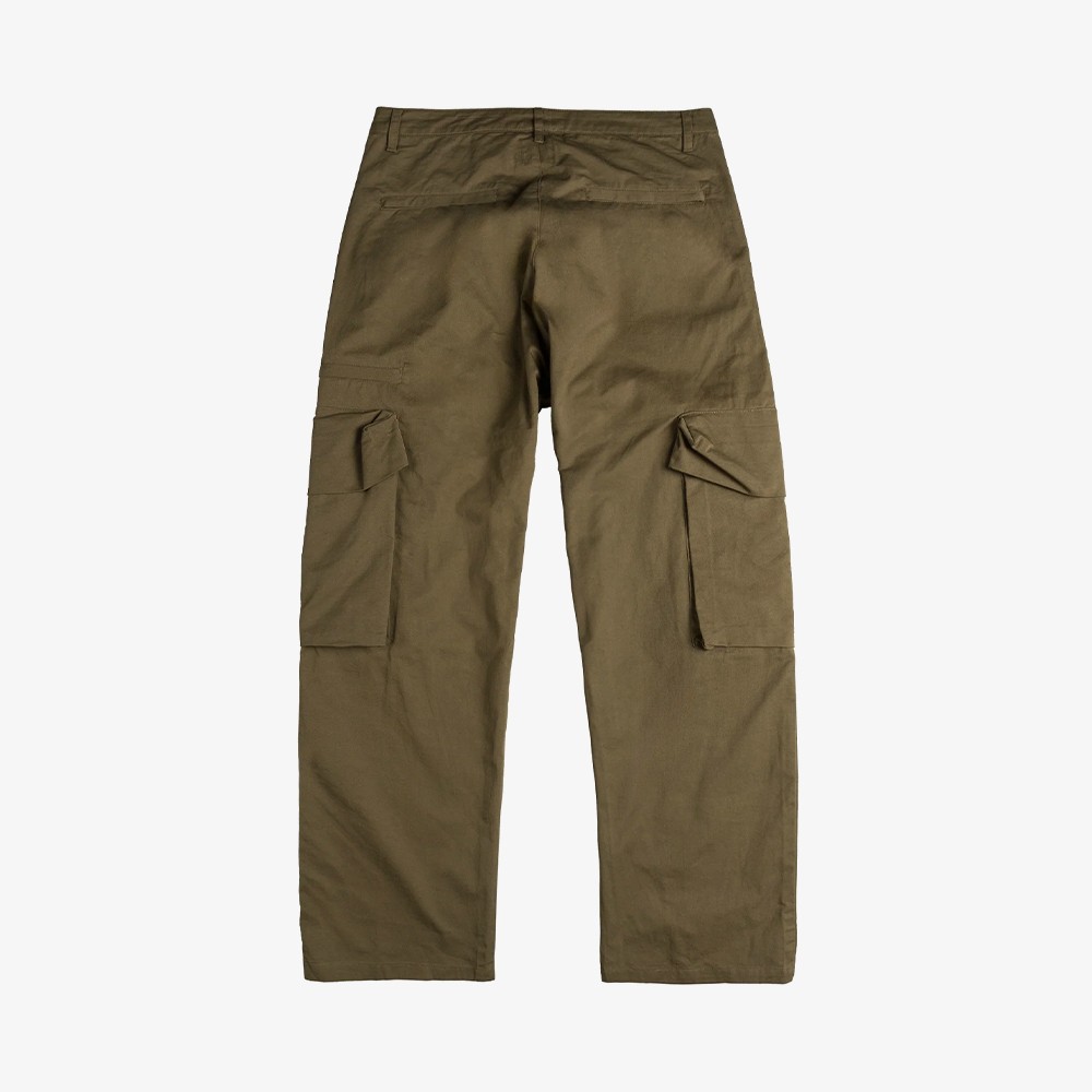 Oversize 3D Pockets Pants 'Dark Green'