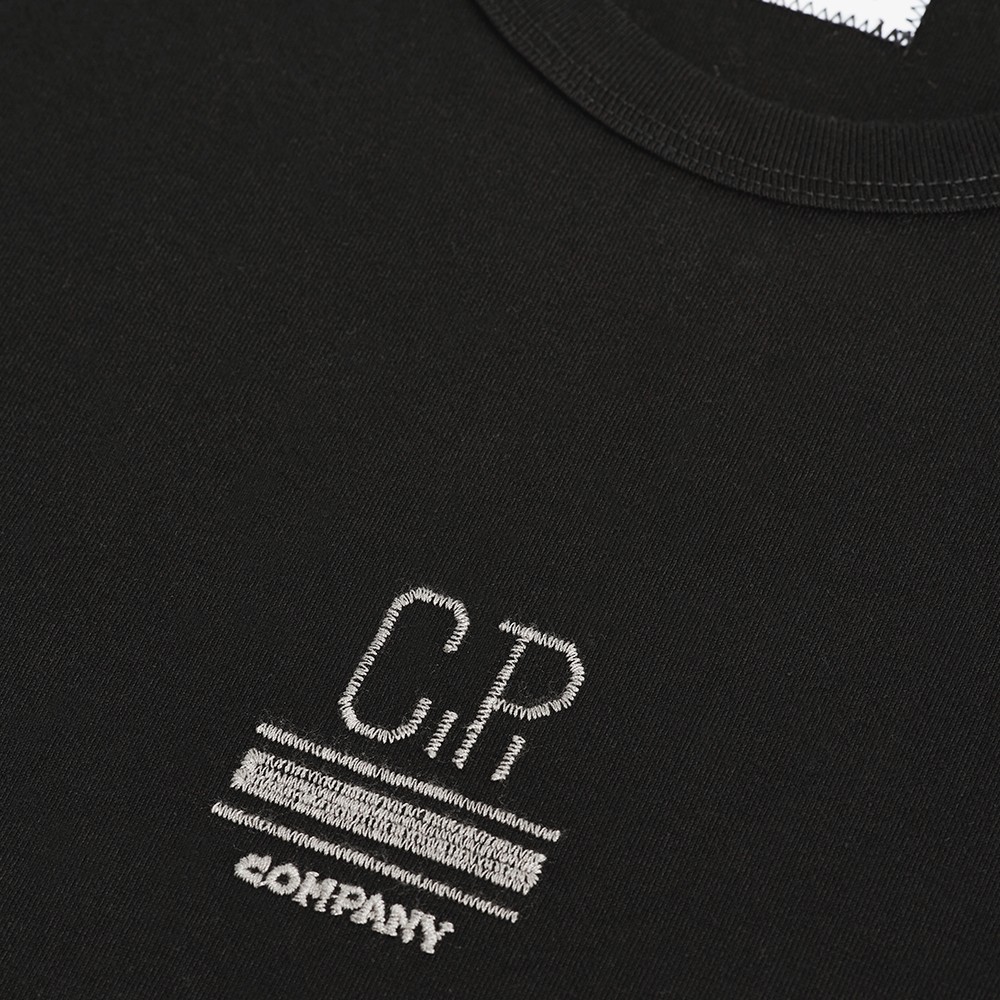 Jersey Twisted Small Logo T-Shirt 'Black'