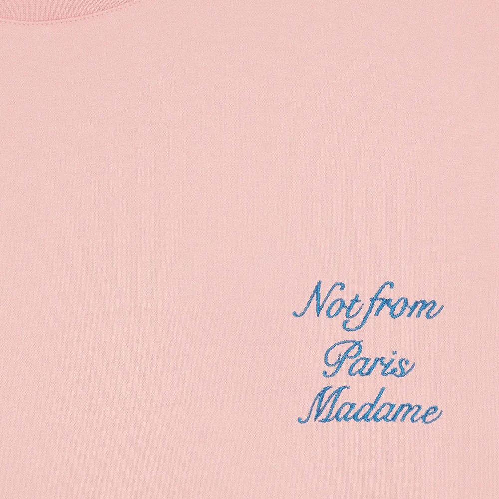 Le T-Shirt Slogan Cursive 'Light Pink'