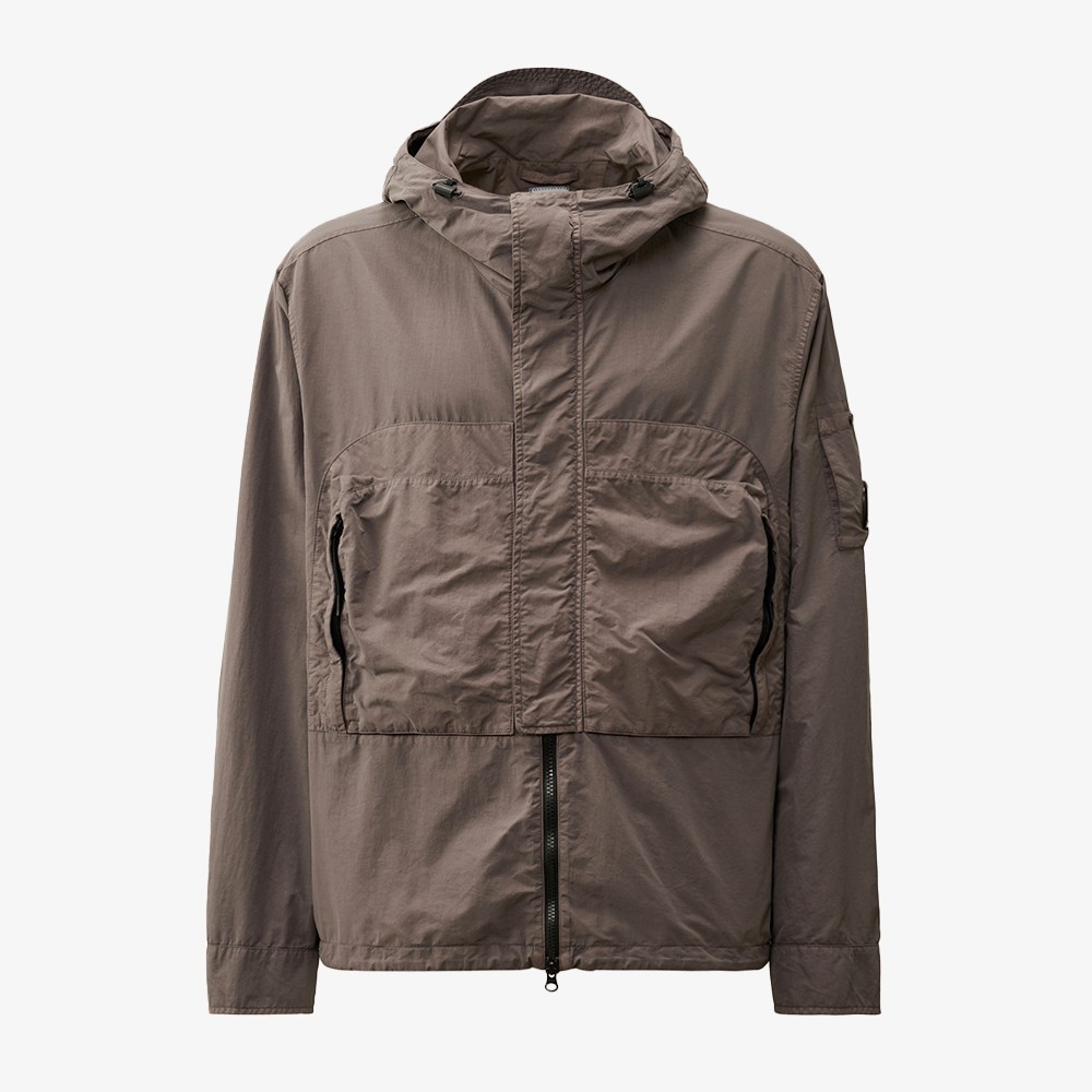 Flatt Nylon Hooded Overshirt 'Boulevard'