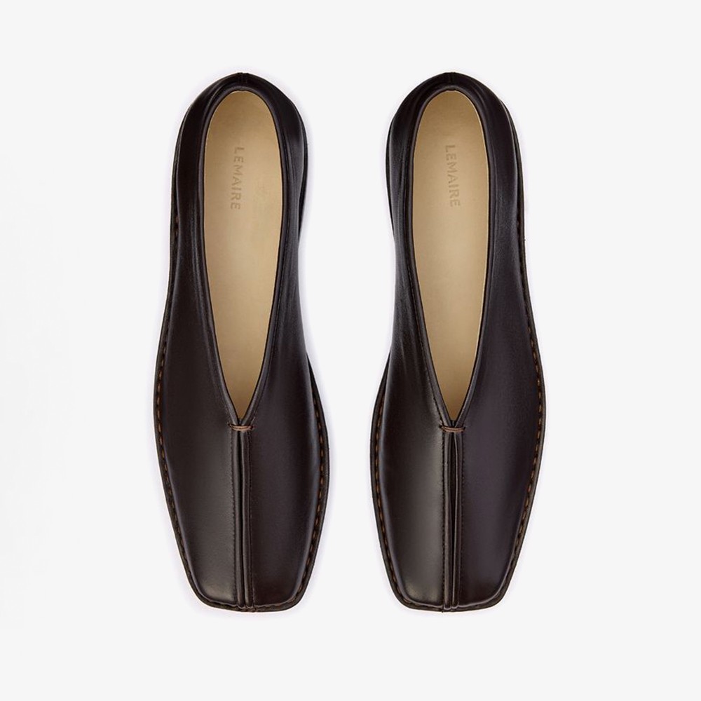 Flat Piped Slippers 'Black'