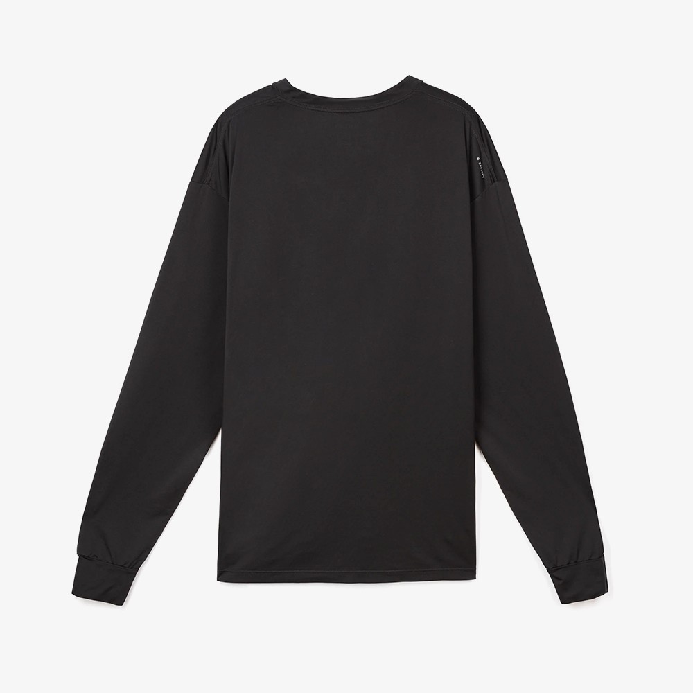 AuraLite Long Tee 'Black'