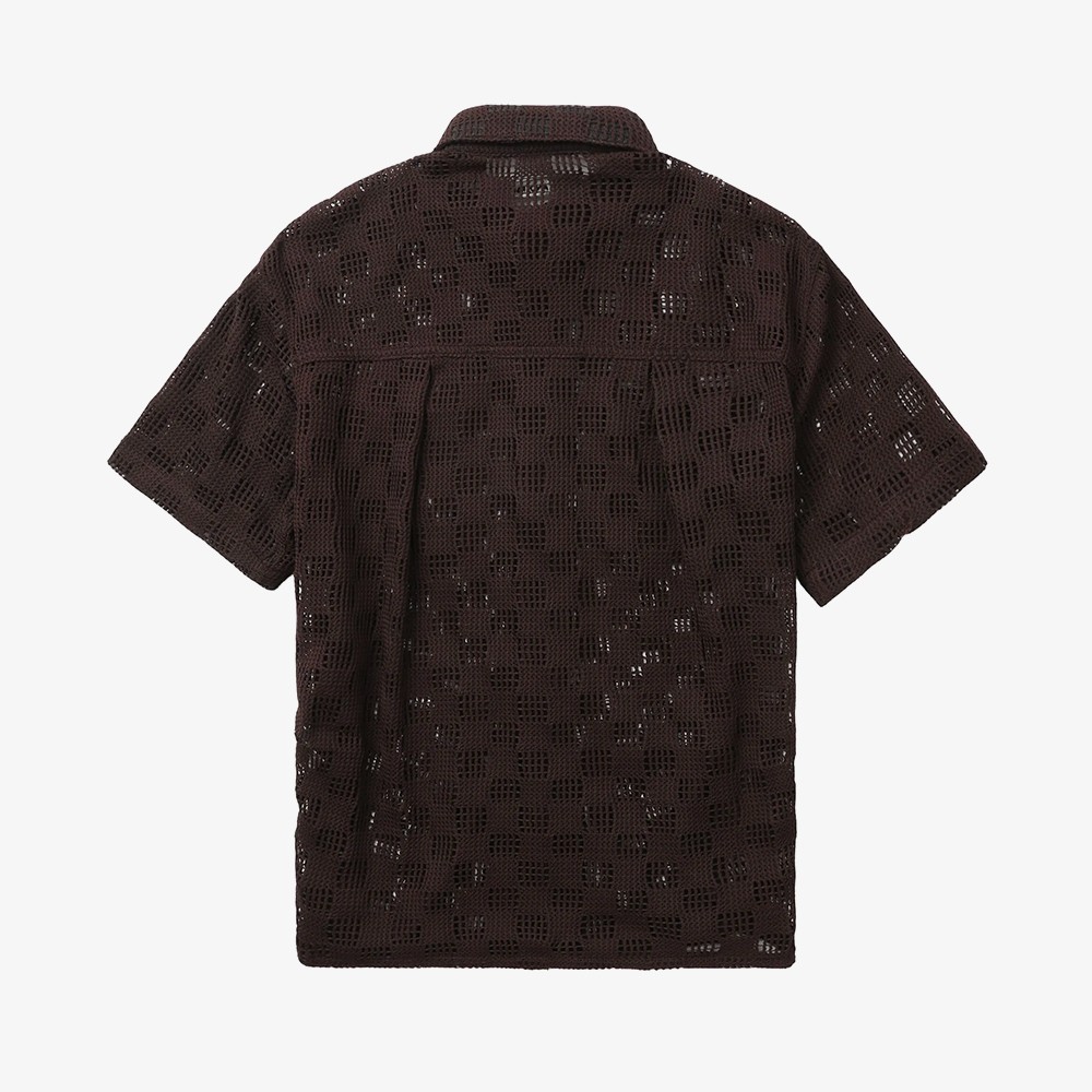 Letto Knitted Shirt 'Brown'