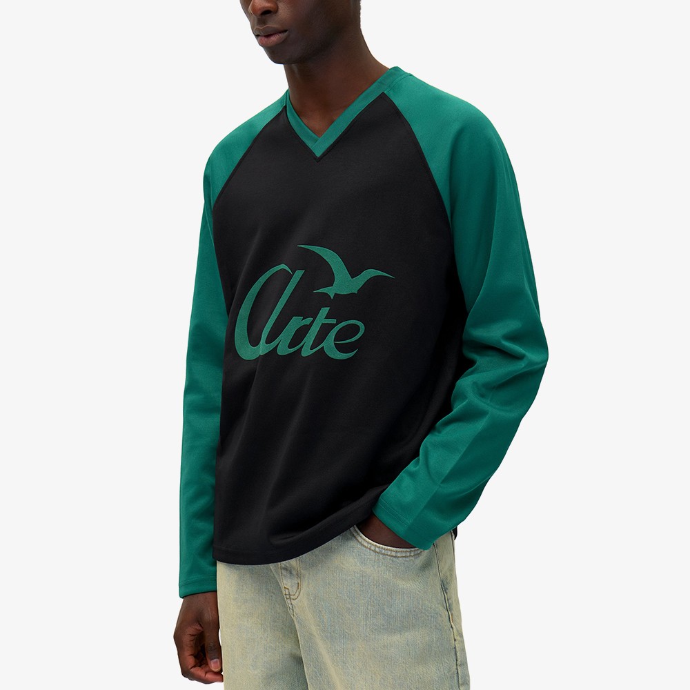 Logo Bird Longsleeve 'Green & Black'