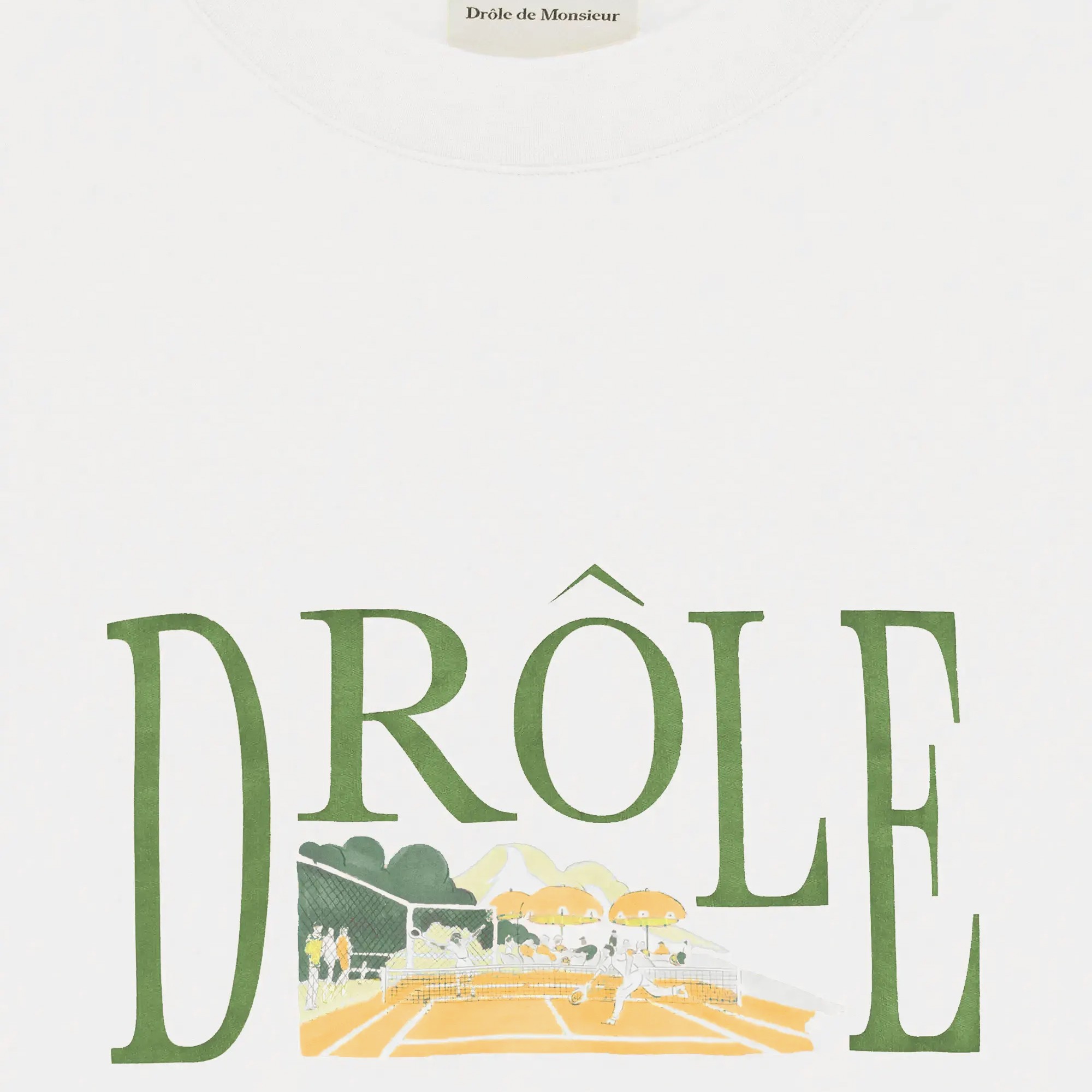 Le T-Shirt Tennis Court 'Off White'