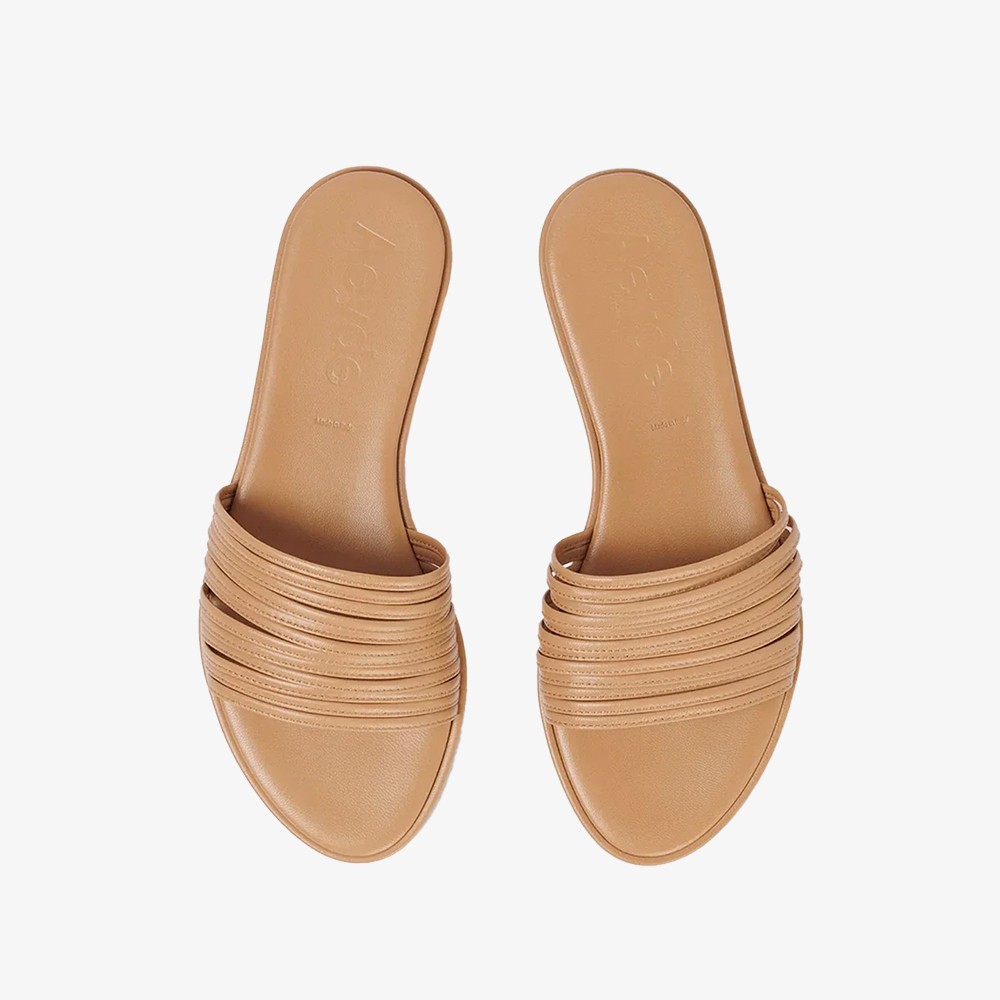 Noa Nappa Leather Hazelnut