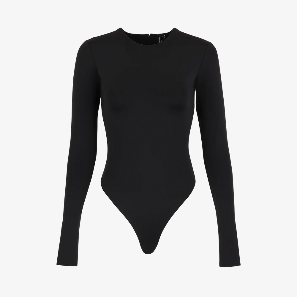 LS Bodysuit - Nylon Spandex 'Soot'