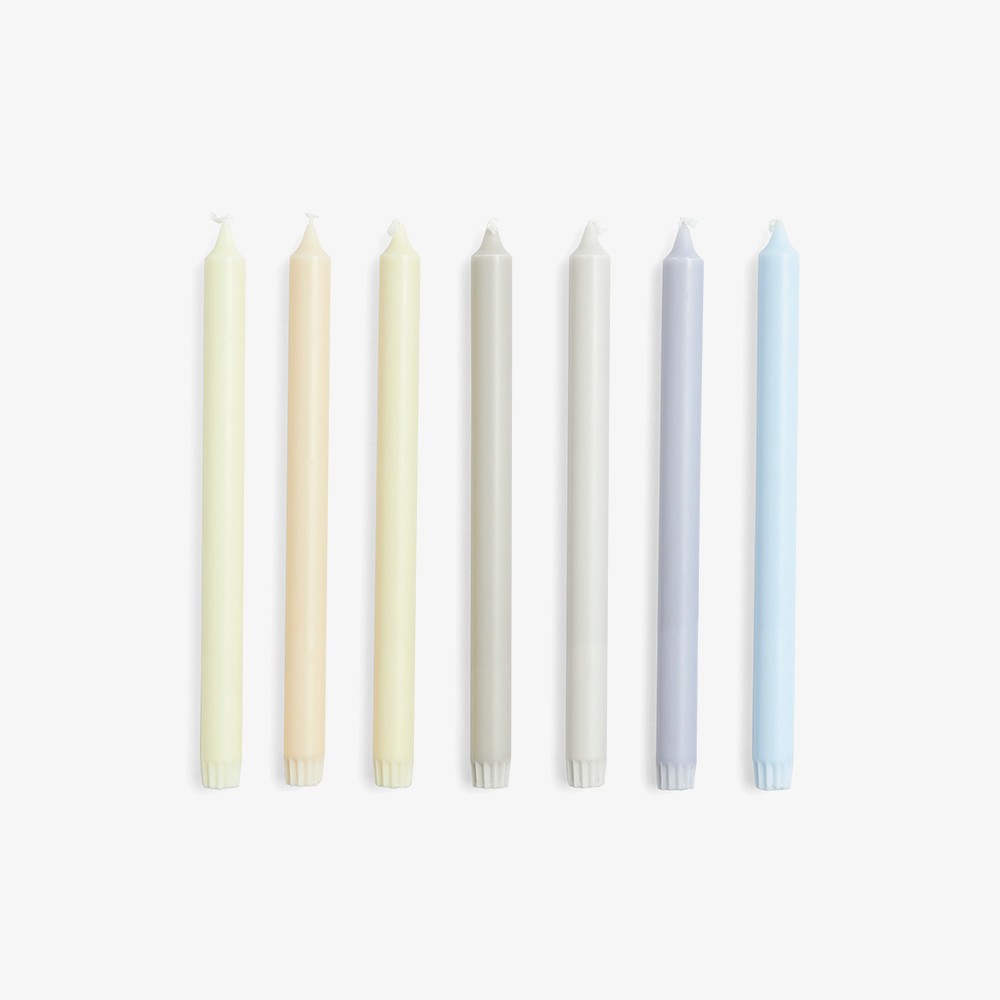 Gradient Candle-Set of 7 'Neutral'