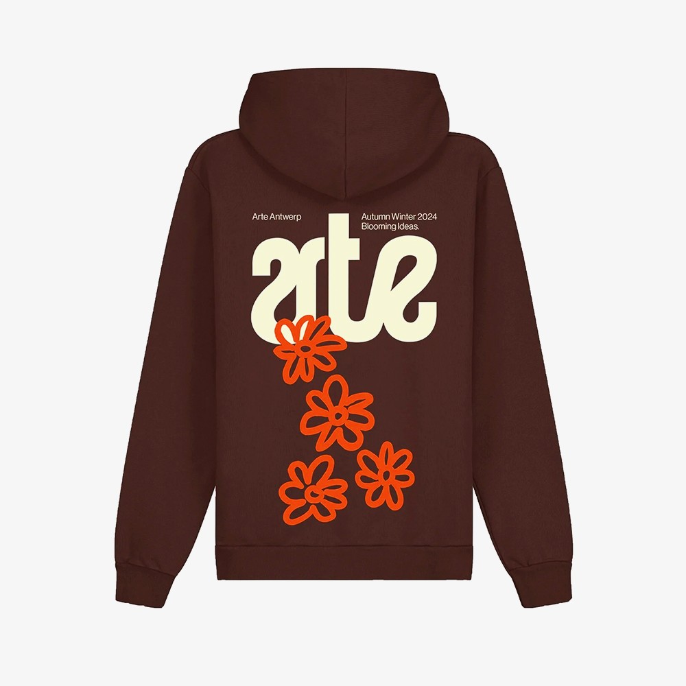 Blooming Ideas Hoodie 'Brown'