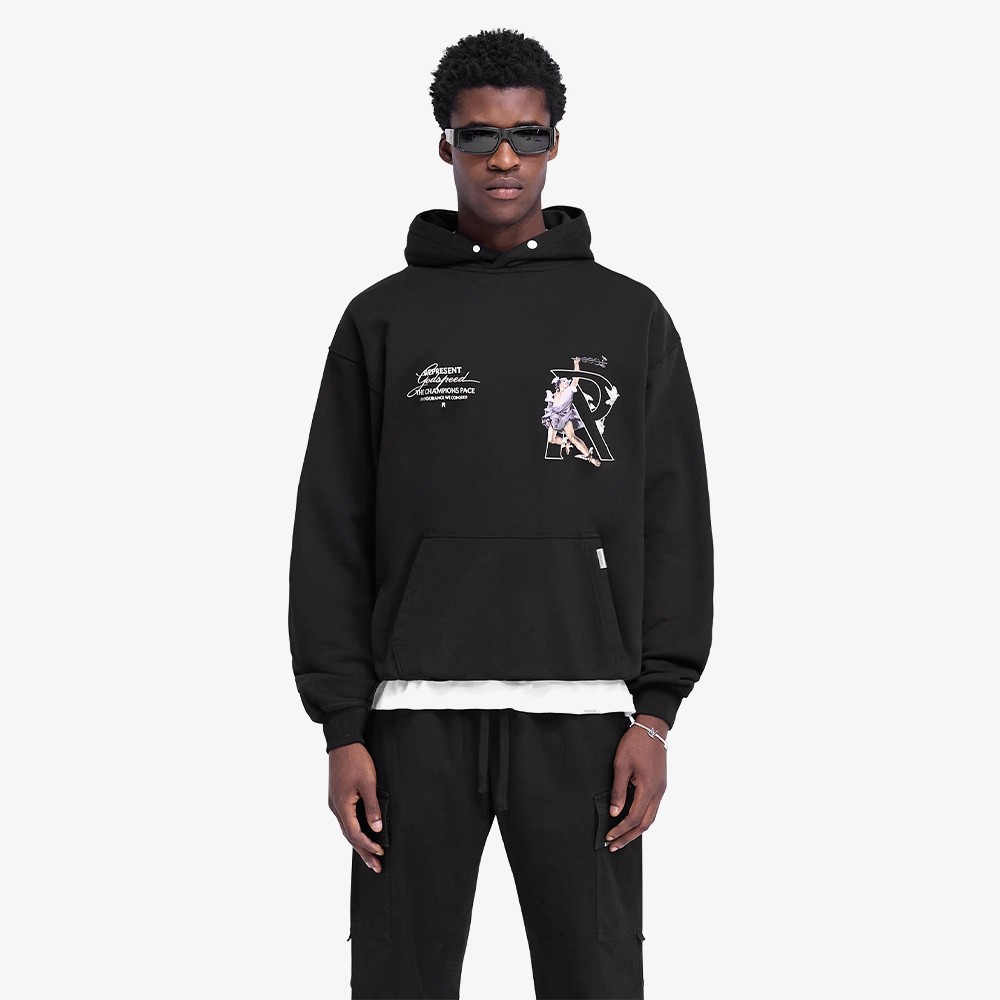 Hermes Hoodie 'Jet Black'