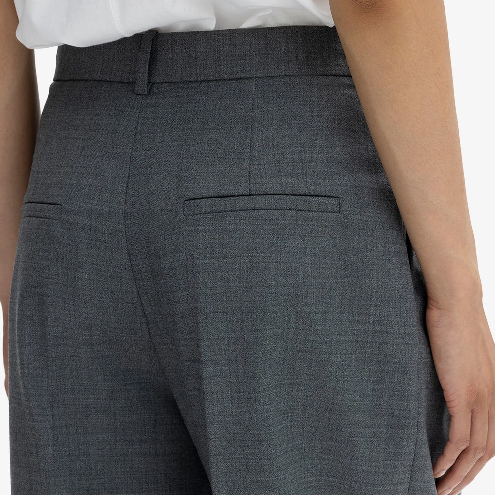 Wide Suit Trouser 'Grey'