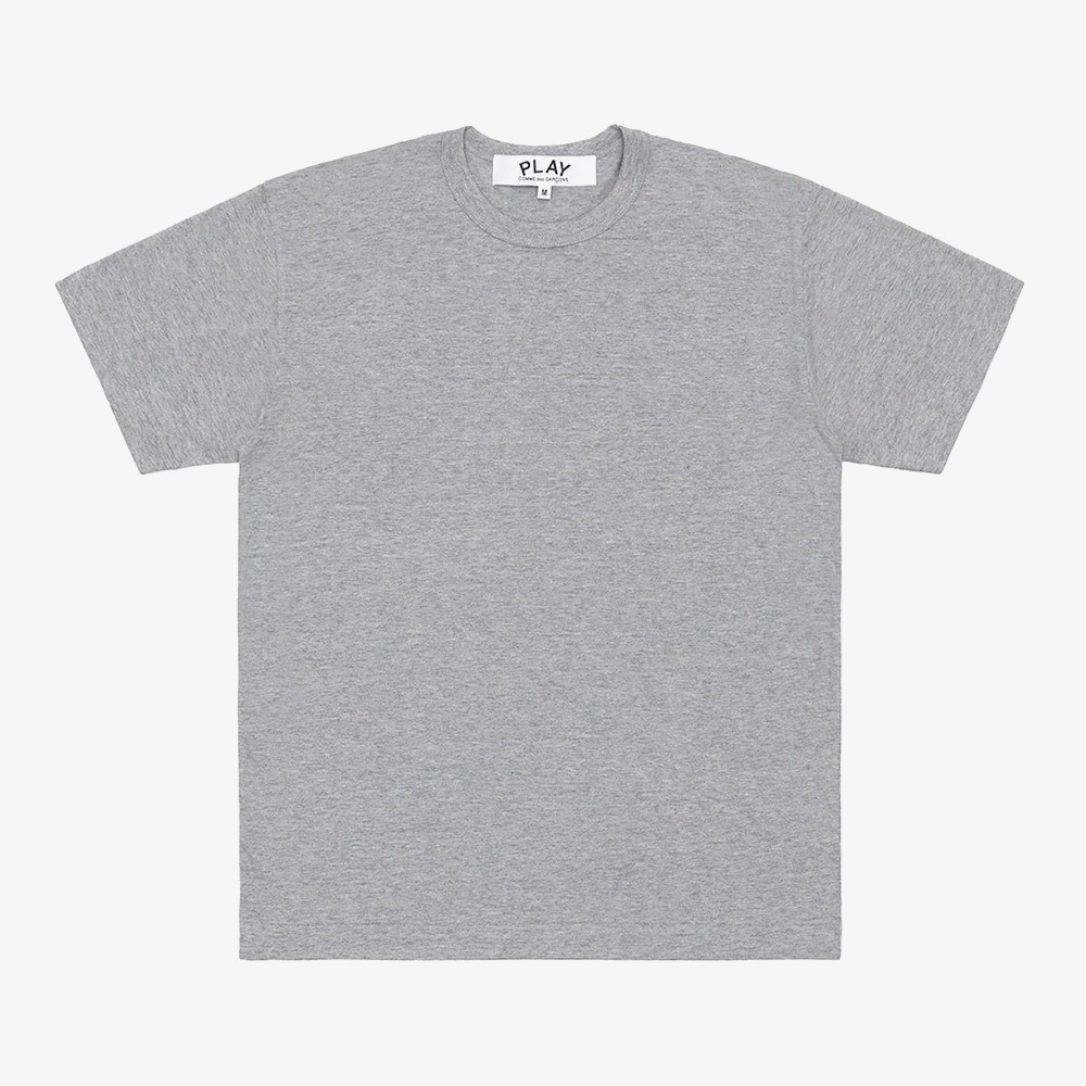 T-Shirt Black Emblem Knit 'Top Gray'