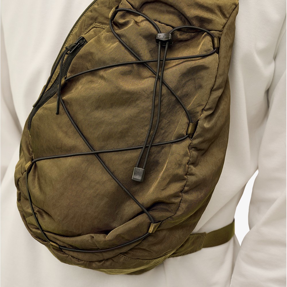 Nylon B Crossbody Rucksack 'Ivy Green'