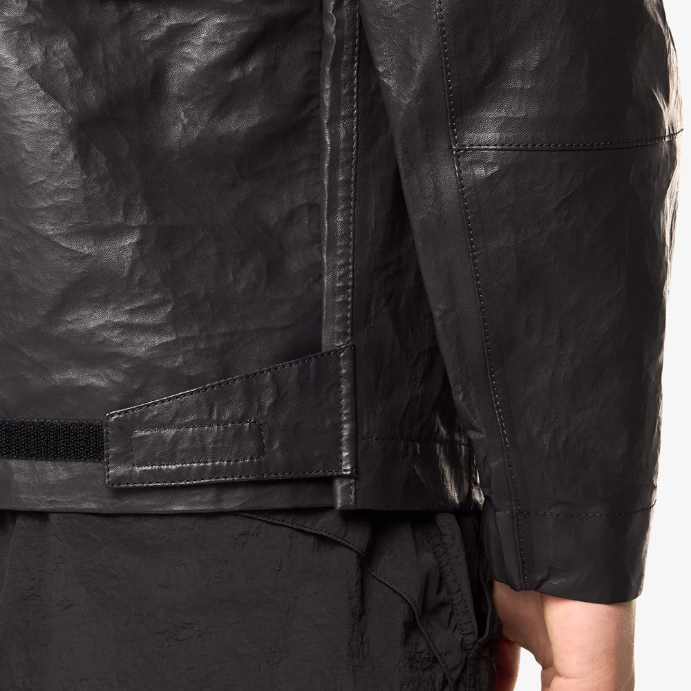 Light Leather Organza Jacket 'Black'