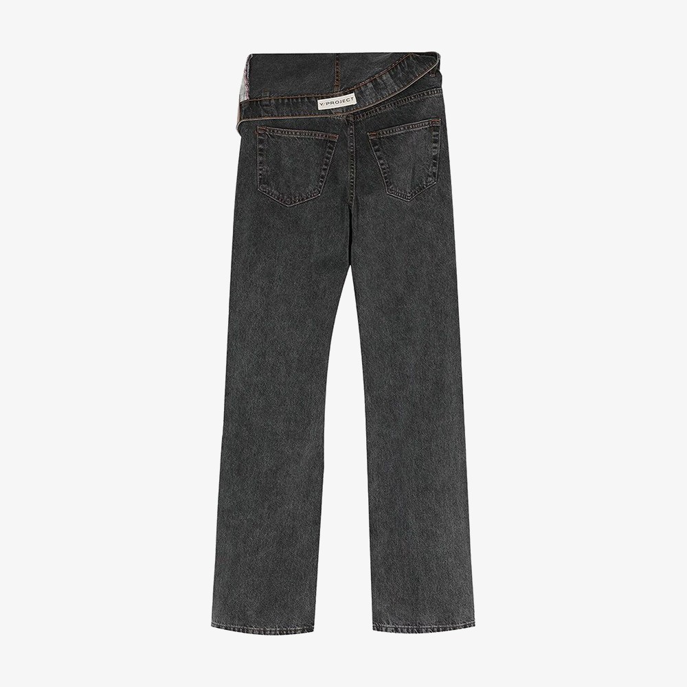 Evergreen Asymmetric Jeans 'Black'