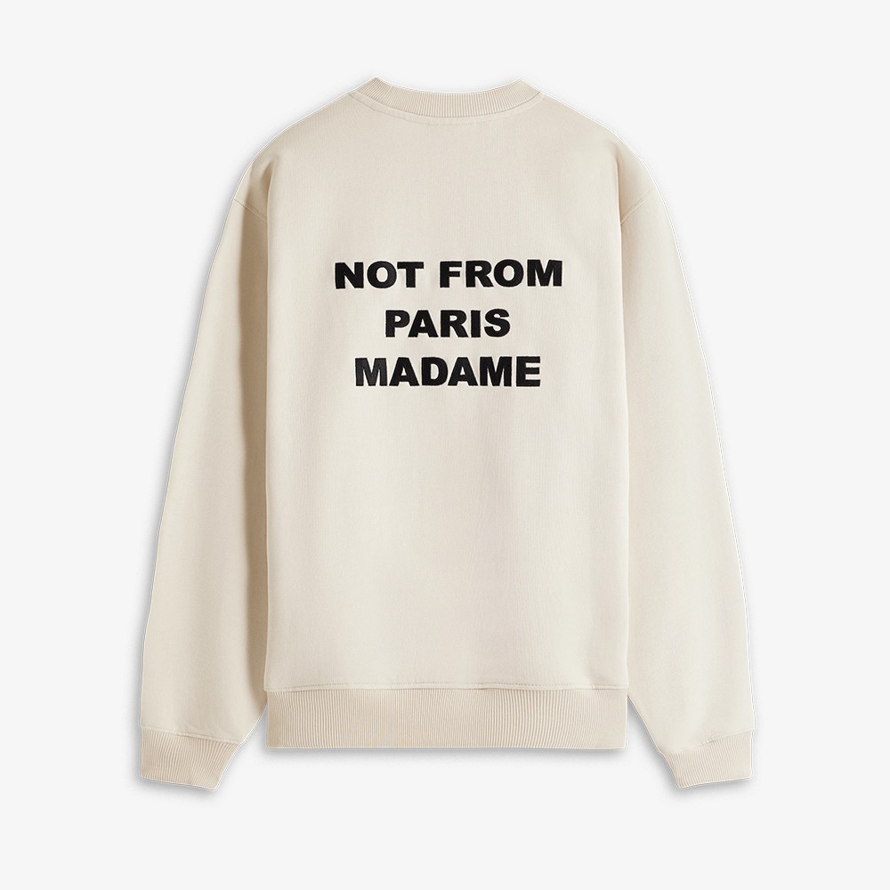 Le Sweatshirt Slogan 'Beige'