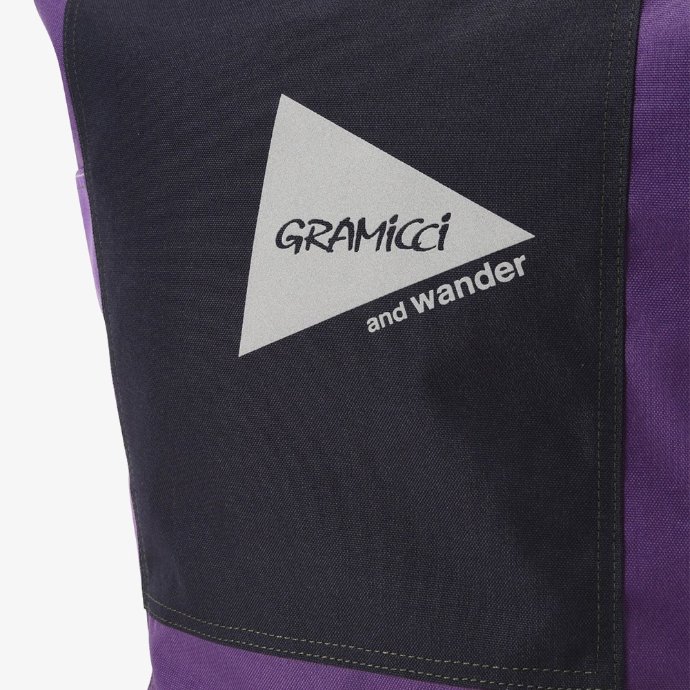Gramicci x And Wander Multi Patchwork 2Way Pack 'Multi-Purple'