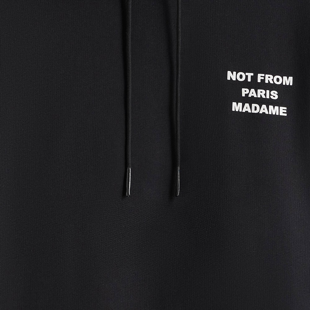 Le Hoodie Slogan 'Black'