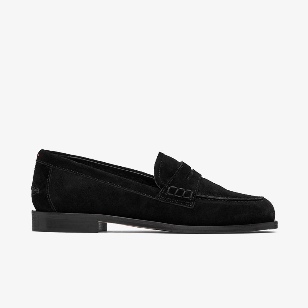 Oscar Cow Suede Leather 'Black'