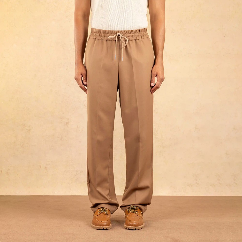 Le Pantalon Droit 'Ice Brown'