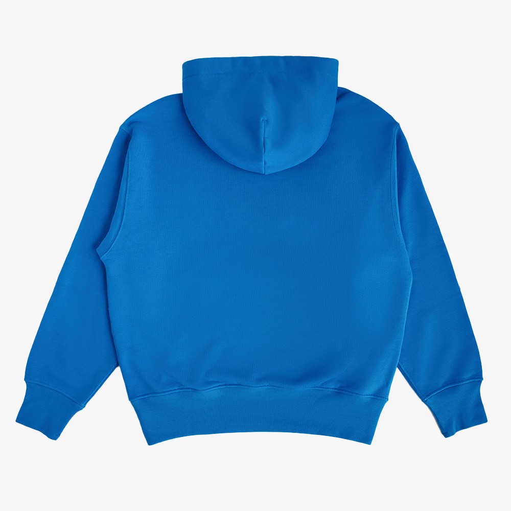 Oversized Fit Hooded Sweatshirt 'Brightblue'