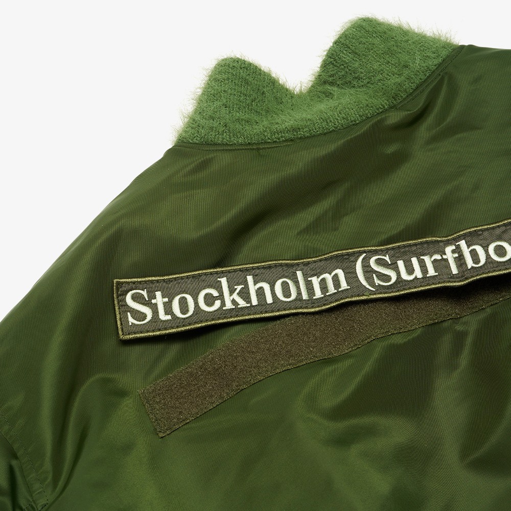 Nylon Bomber Jacket 'Green'