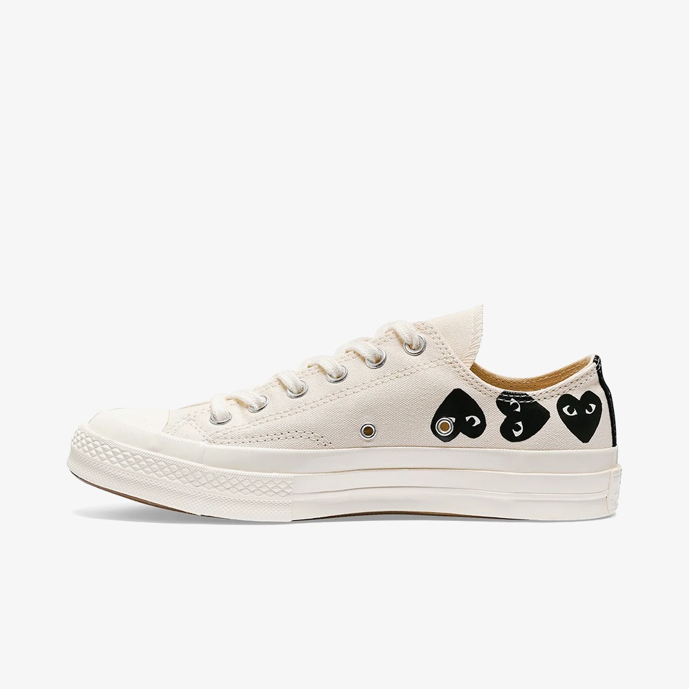 Multi Black Heart Chuck Taylor All Star '70 Low 'White'