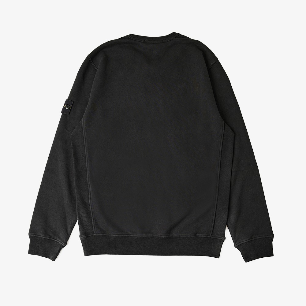 Garment Dyed Crewneck Sweatshirt 'Black'