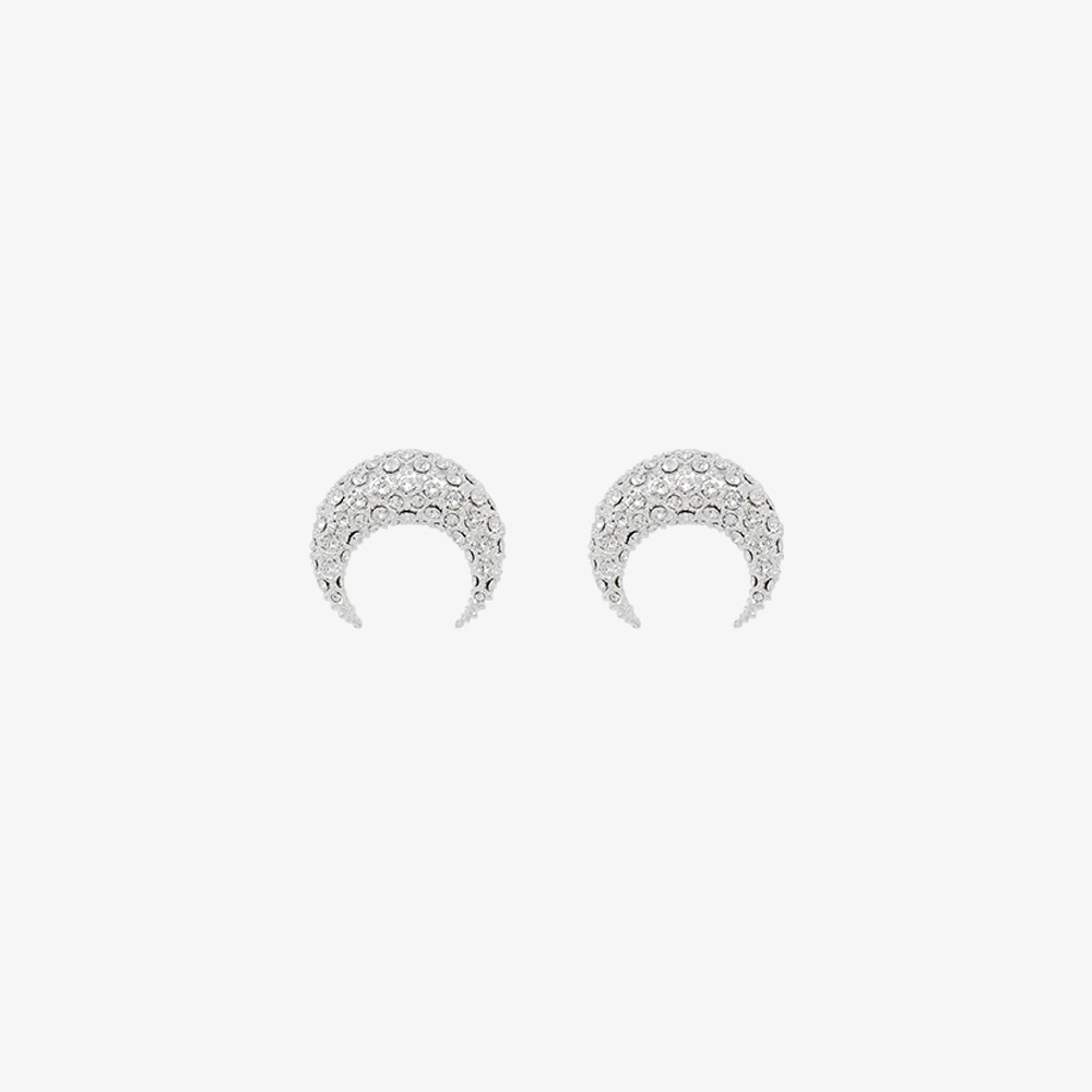 Swarovski Crystal Moon Studs