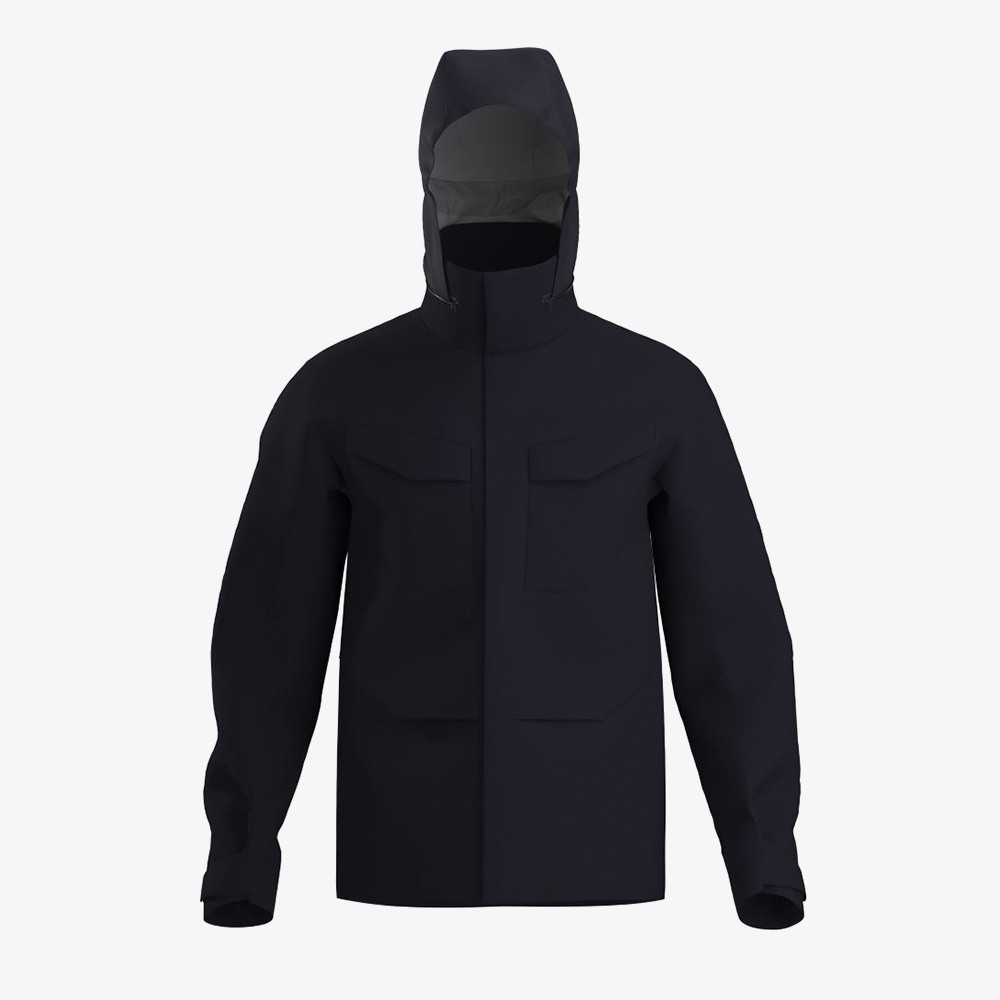 Monitor Down Coat 'Black'