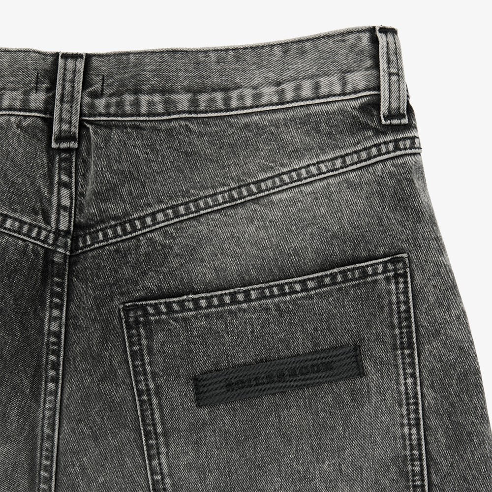 Printed 5 Pkt Jeans 'Black'