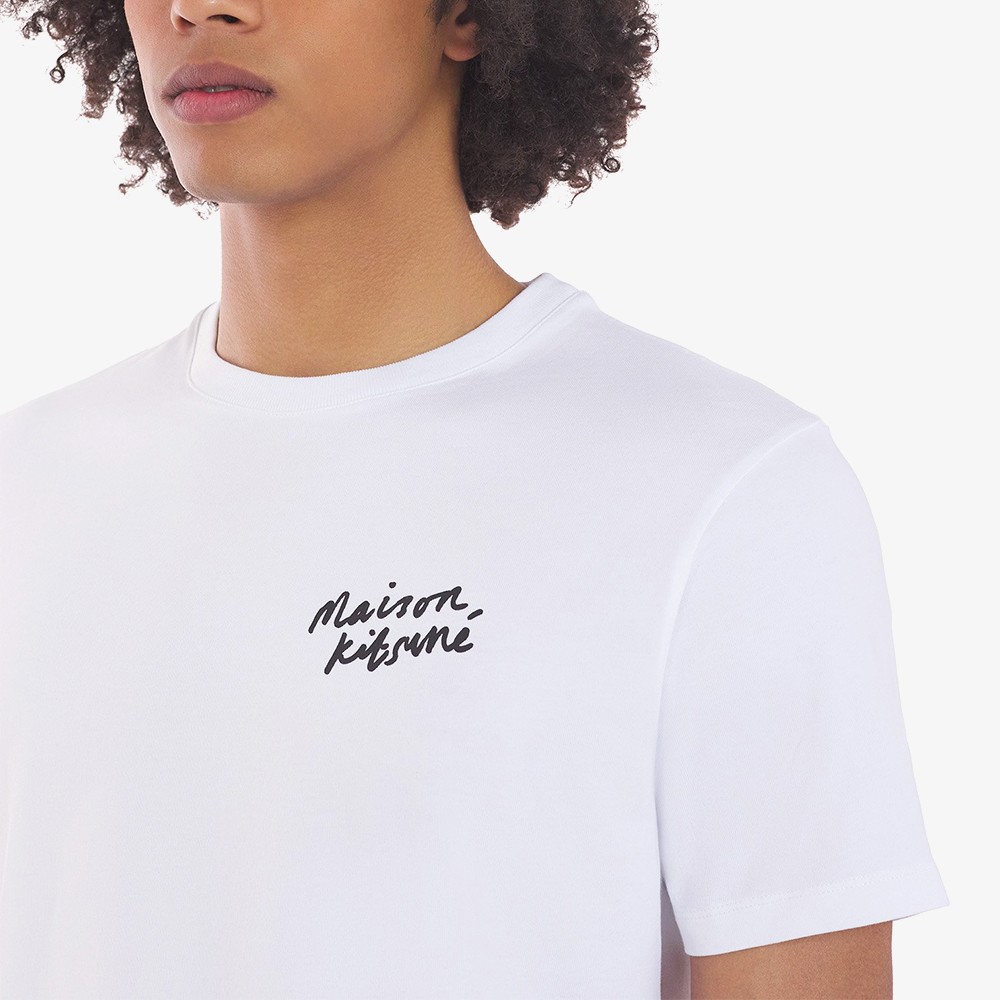 Maison Kitsune Handwriting Comfort Tee-Shirt