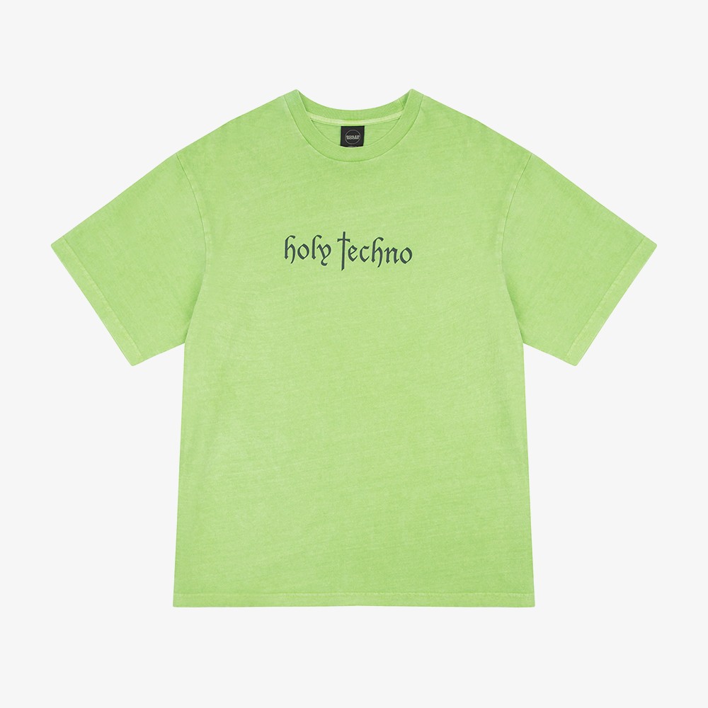 Holy Techno T-shirt 'Lime Green'