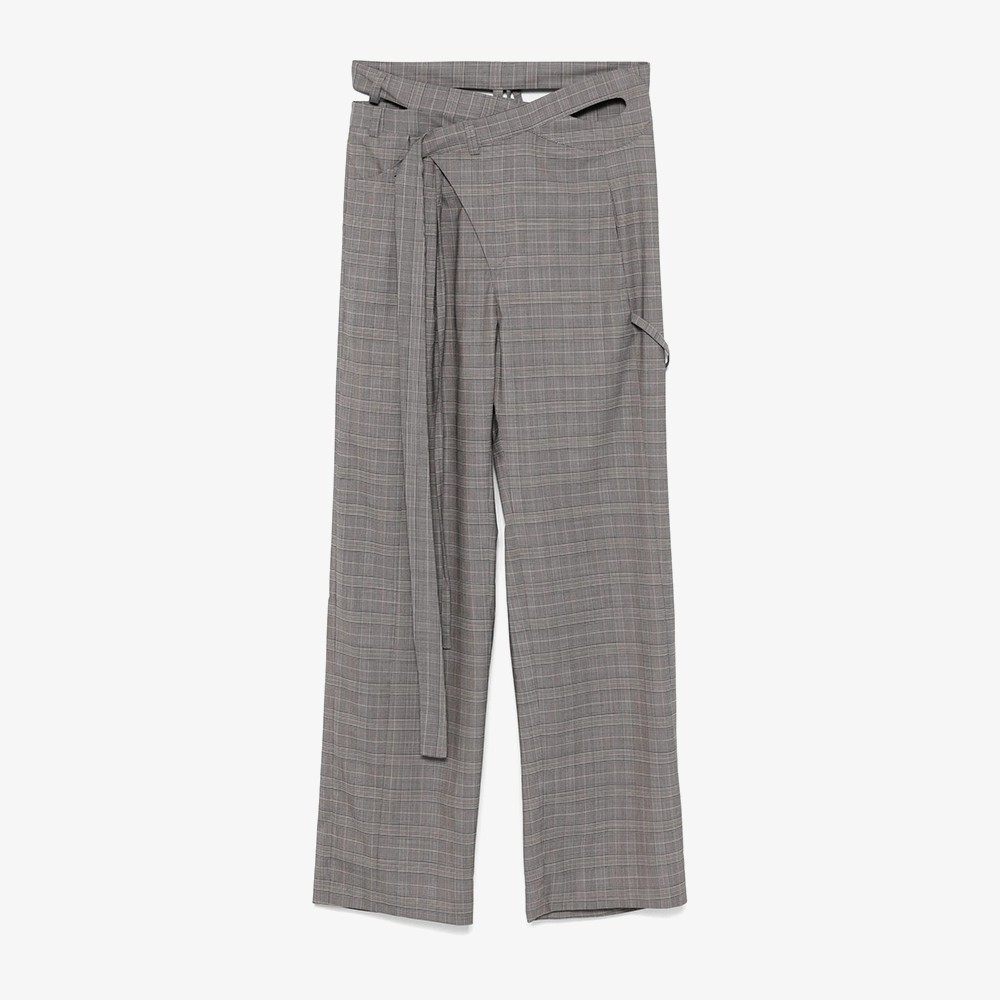 Signature Wrap Suit Pant 'Grey'