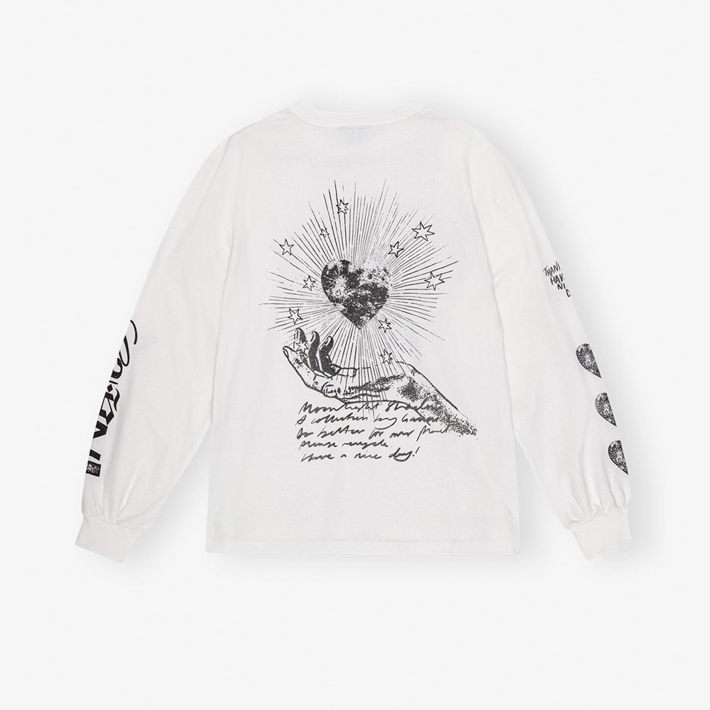 Future Heavy Long Sleeve T-shirt 'White'