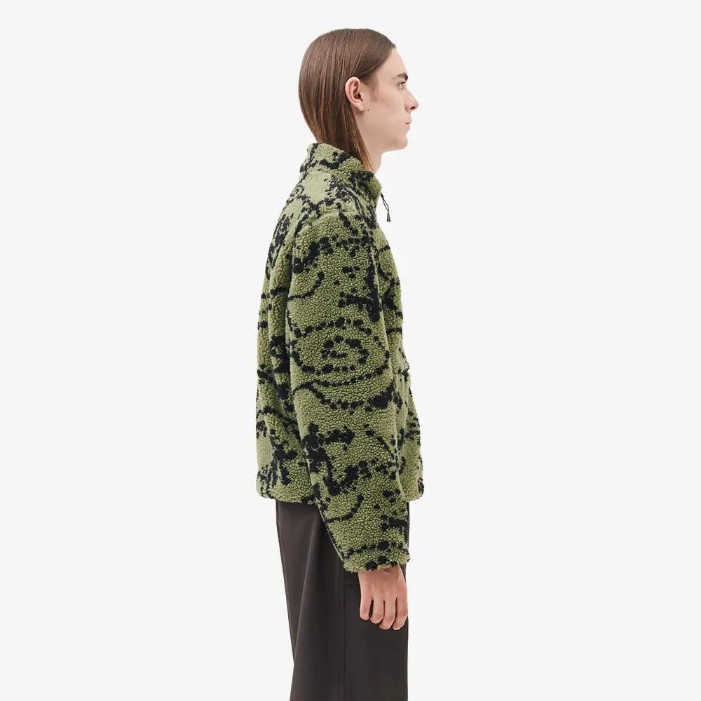 RECYCLEMICROFLEECEHALFZIPJACKETセットアップOVY 手軽