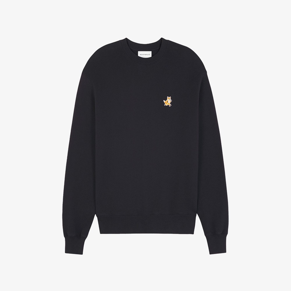 Speedy Fox Patch Comfort Sweatshirt 'Black'