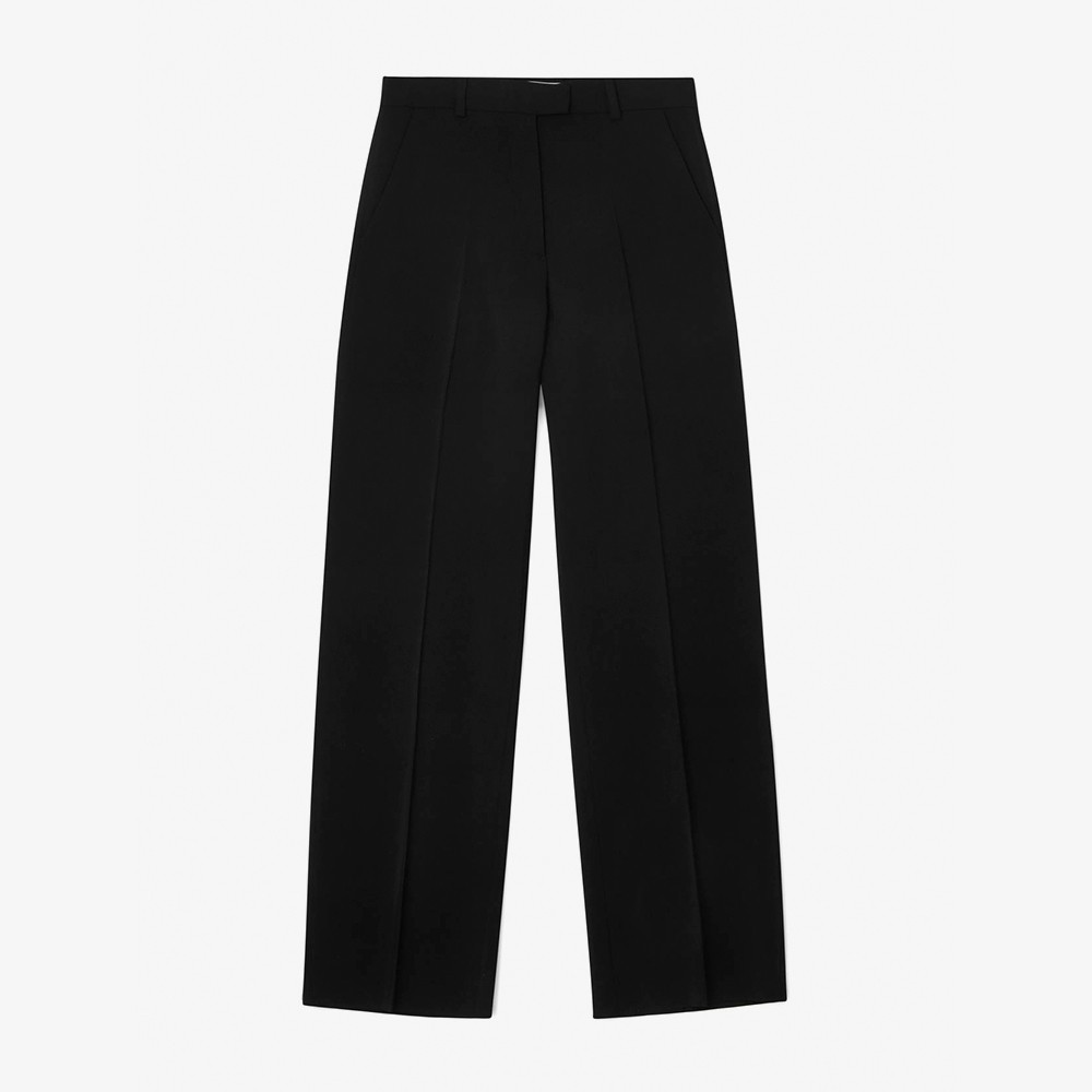 Wide Leg Trousers 'Black'