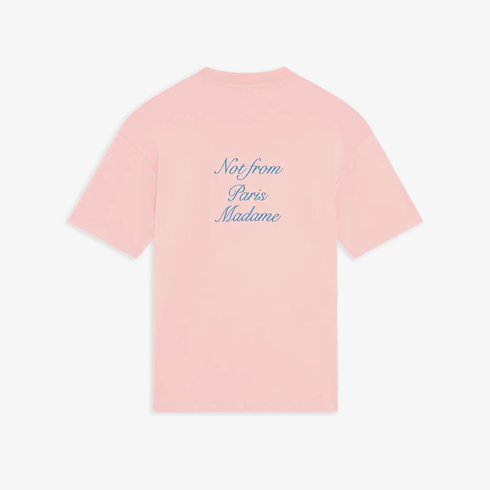 Le T-Shirt Slogan Cursive 'Light Pink'