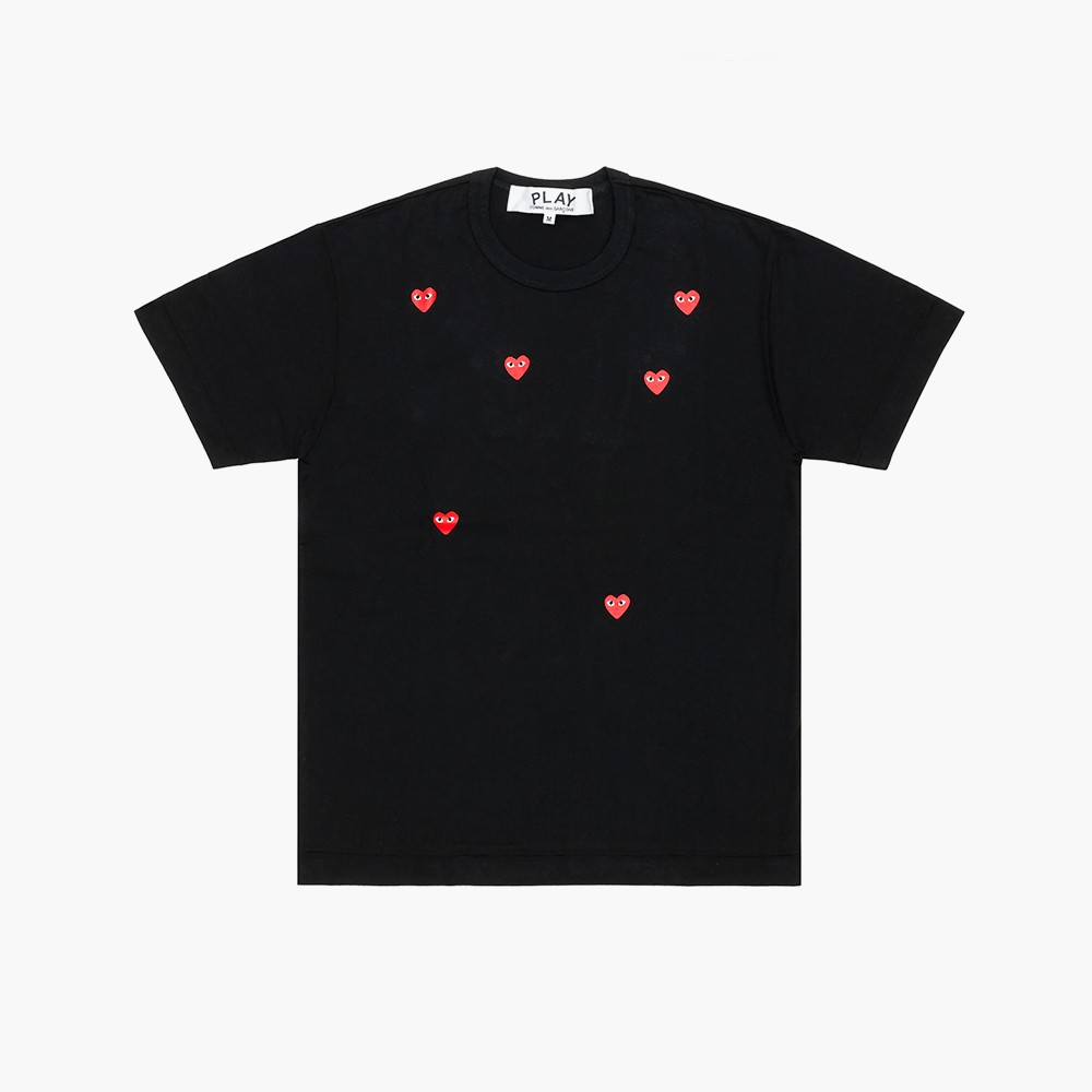 Many Heart Short Sleeve T-Shirt 'Black'