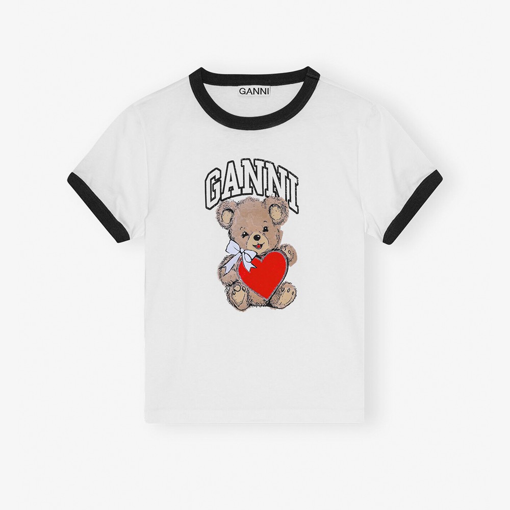 Basic Jersey Bear Small T-shirt 'Bright White'