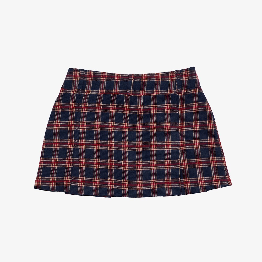 Flannel Skirt 'Red and Blue'