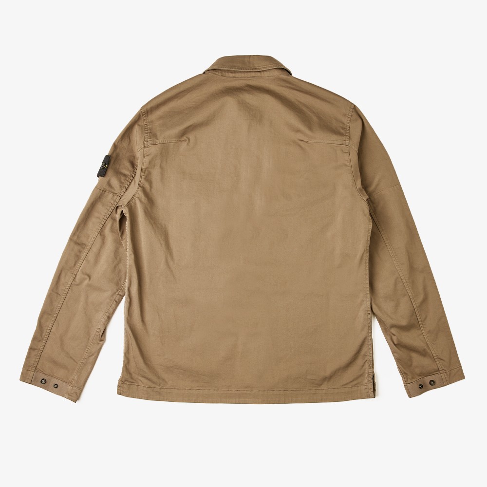 Garment Dyed Overshirt Jacket 