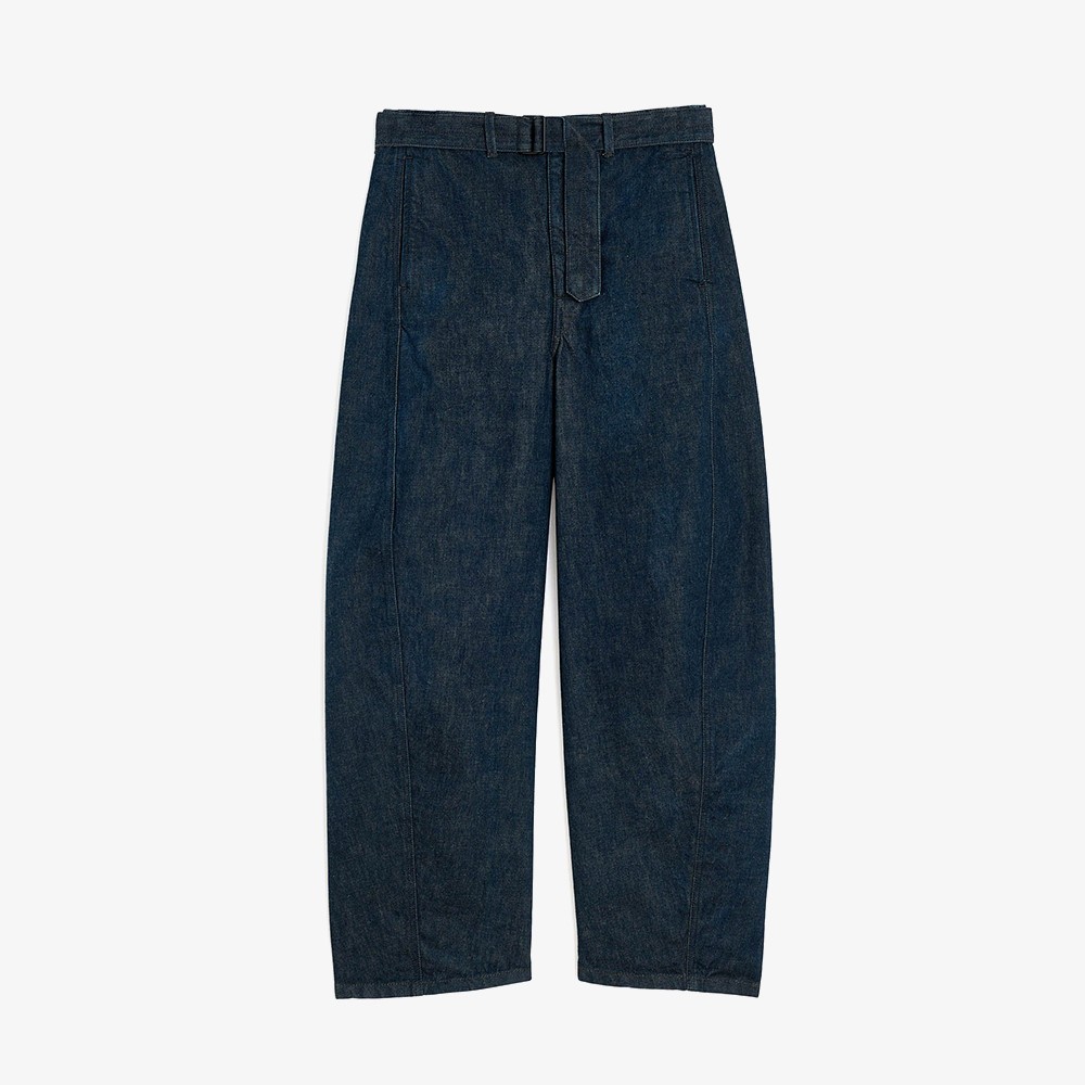 Twisted Belted Pants 'Heavy Indigo Denim'