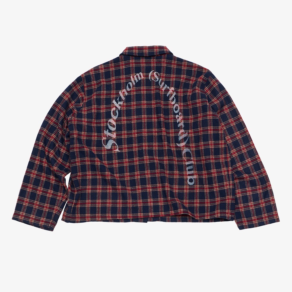 Flannel Overshirt 'Red Blue Check'