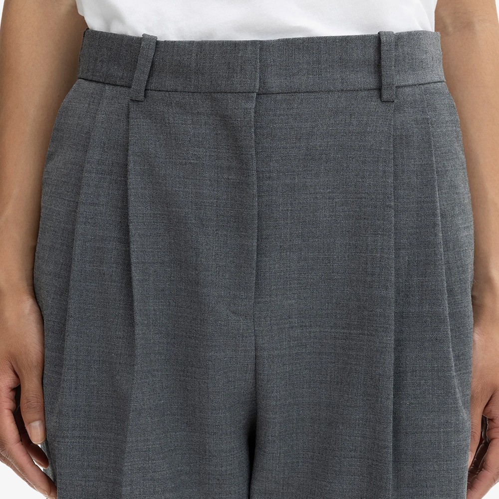 Wide Suit Trouser 'Grey'