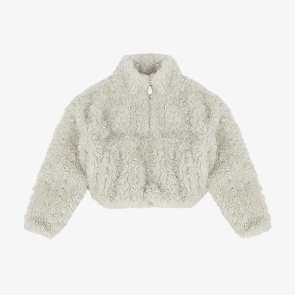 Fluffy Quarter Zip Jacket 'Elm'